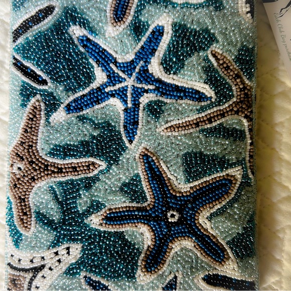 NWT Sustainable style beaded bag from Bamboo Trading Company 7 3/4” x 5” - Picture 5 of 5